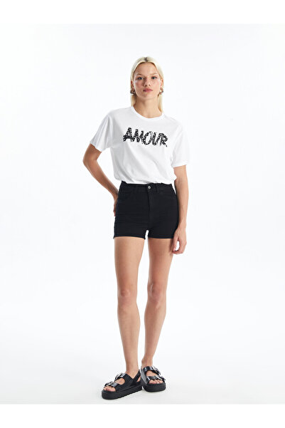 LC Waikiki Șorturi de blugi slim fit de damă