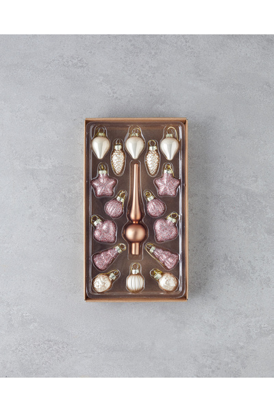 English Home Σετ διακοσμητικών χριστουγεννιάτικων στολιδιών Pamira σε χρυσό χ...