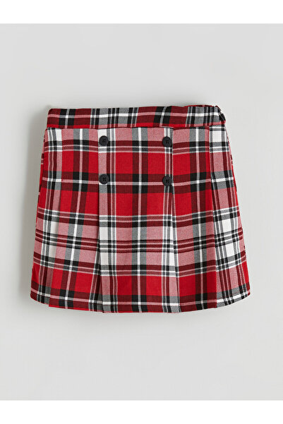 LC Waikiki Plaid Girl Skort