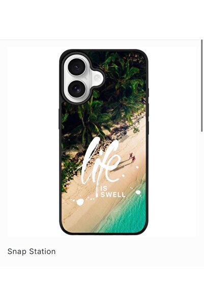 SNAPSTATIONRO Προστατευτική θήκη, MagSafe, iPhone 17 - LIFEISWELL_BEACH