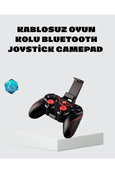 Bezos Kablosuz Bluetooth Oyun Kolu Mobil TV PC Uyumlu Ergonomik Tasarım - HPSBYI8493-2172
