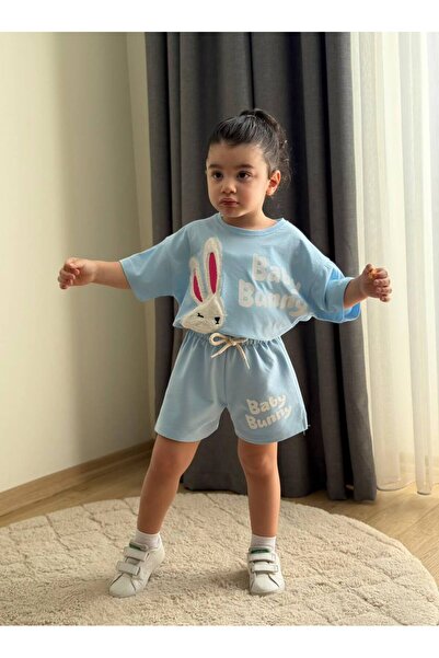 CHİCKİDSWEAR Κοριτσίστικο Σετ Σορτς με Σχέδια – Καλοκαιρινό Άνετο Σετ 2 τεμαχίων