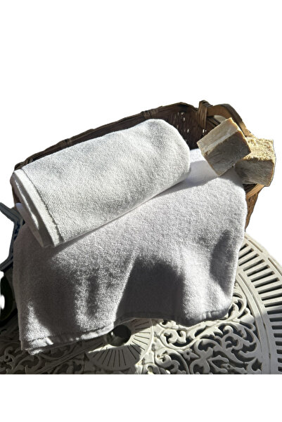 Ağcabay Tekstil Hotel Type 100% Cotton White Bath Towel 90X150 Size 700Gr