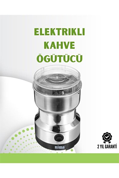Genel Markalar Kahve ve Baharat Değirmeni | Kompakt Hafif Hızlı Öğütme Şeffaf...