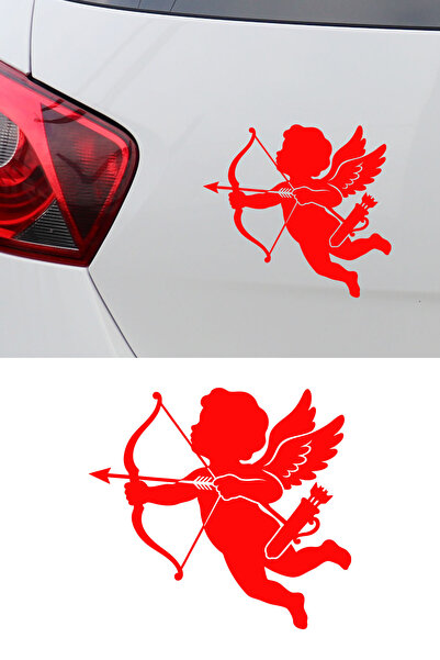 New Jargon Love Angel Car Sticker - Arrow-Shooting Angel Auto Sticker - Vehic...