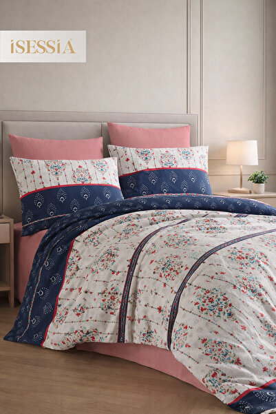 Isessia Mira Double Elastic Sheet Duvet Cover Set