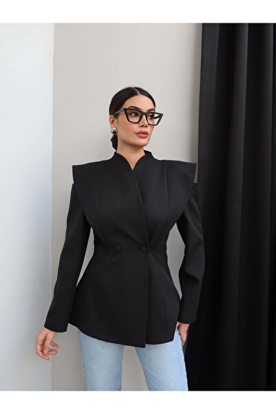 ESRAHELVACI Design Shoulder-Cut Jacket