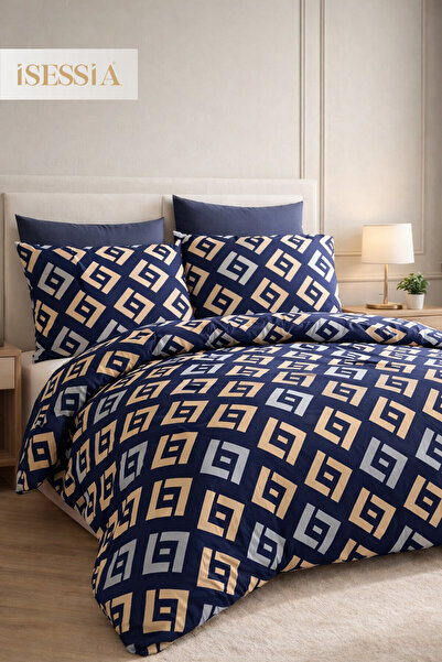 Isessia Mira Double Elastic Sheet Duvet Cover Set