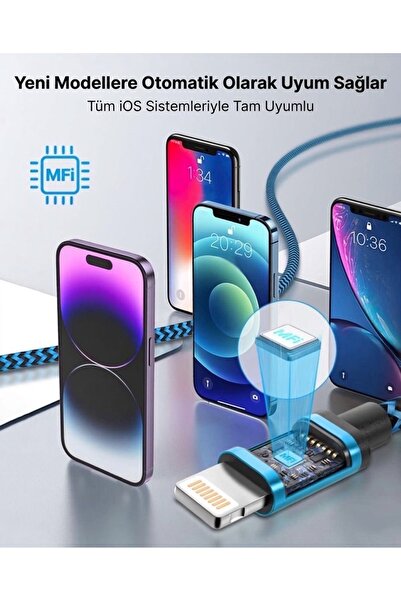 Aioneus Şarj Kablosu Lightning ( 8 pin )