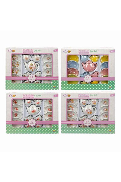 Genel Markalar Porselen Çay Takımı 17 Parça 1 adet