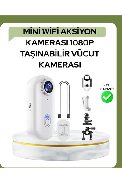 northcity n 1080P WiFi Su Geçirmez Mini Aksiyon Kamera - IP68 Su Altı Çekim