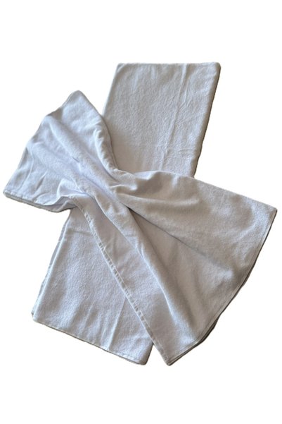 Ağcabay Tekstil Hotel Type 100% Cotton White Bath Towel 90X150 Size 700Gr