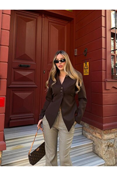 FMN Butik Design Pinterest Equivalent Buttoned Asymmetrical Cut Tie Detail Li...