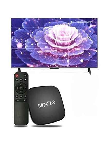 Genel Markalar 2.4G Wifi Tv Box Medya Oynatıcı TV Uyumlu MX Box Kutusu Androi...