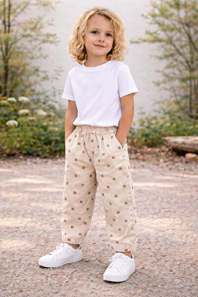 connemara Παιδικό παντελόνι με στάμπα αρκουδάκι, πολύχρωμο, με ελαστική μέση,...