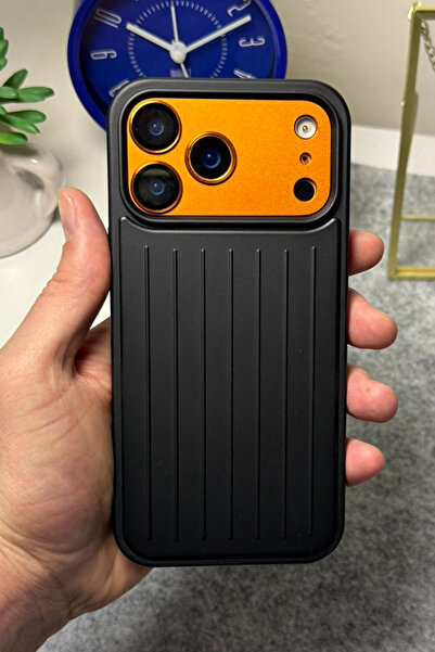 WANNA PROTECT İphone 17 Pro Max Uyumlu Rimowa Çizgili Premium Kılıf Arka Kapa...
