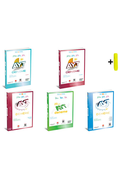 Üç Dört Beş Yayıncılık ÜçDörtBeş Yayınları AYT Matematik Fen Fizik Kimya Biyo...