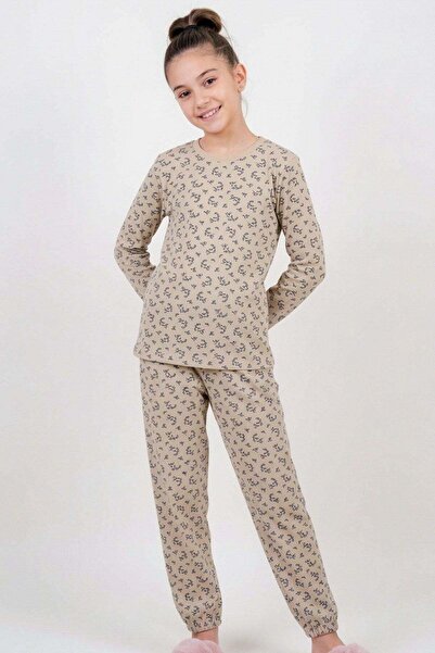 Breeze Σετ πιτζάμες για κορίτσια με φλοράλ σχέδιο και ελαστικό τελείωμα στη μ...