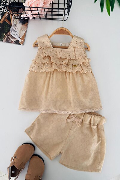 Minigimin Cicileri Miniğimin Cicileri Elegance Δαντελένιο Σετ Σορτς για Κορίτ...