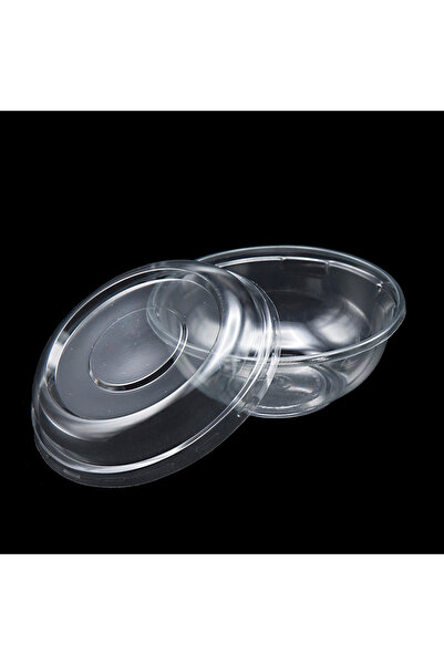 BARIŞKAN Sütlü Tatlı Kasesi Şeffaf 118x45 mm 25 li + Kapak