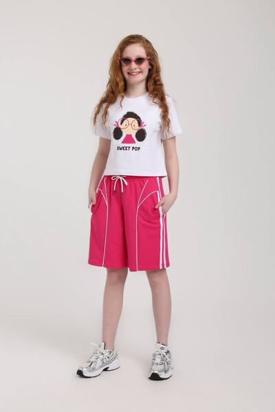 HAUSEkids 5-14 Years Old Elena Muse Girls' Set-Fuchsia