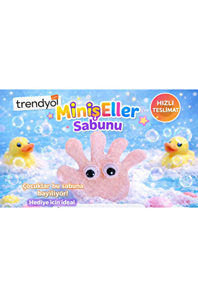 shop 3 Adet MinişEller El Şeklinde Sabun Çocuklar İçin Eğlenceli Gliserinli D...
