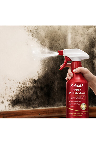 RelaxU Spray anti-mucegai RelaXu, Actiune rapida, Aplicare usoara