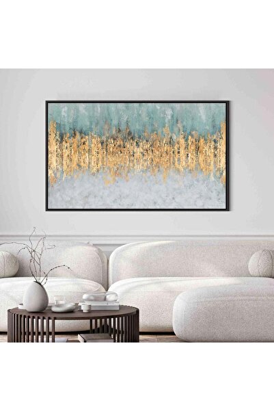 canvas3 Abstract art wall paintings - black frame
