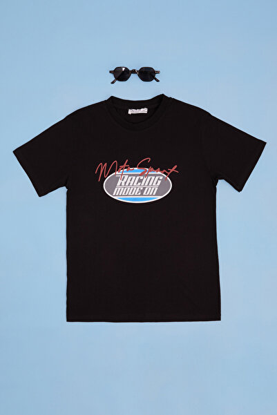 Fulla Moda Μπλουζάκι για αγόρια με στάμπα "Racing Mode On"