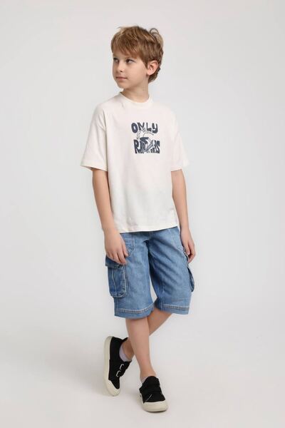 HAUSEkids 5-14 Years Old Titan Kairo Boys' Set-Ecru
