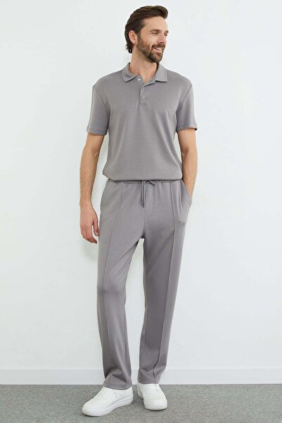 Fulla Moda Elastic Waist Modal Trousers