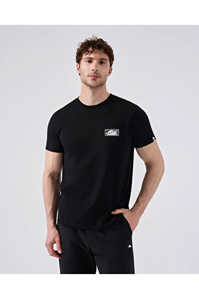 Ellesse Ανδρικό μπλουζάκι με στάμπα σε μαύρο χρώμα 6Sm5028