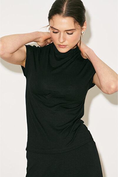 Manuka ΕΥΚΟΛΟ ΜΠΛΟΥΖΑΚΙ ΧΩΡΙΣ ΜΑΝΙΚΙΑ ΜΑΥΡΟ