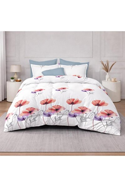 Pucioasa Double bed linen, 2 persons, Sulfur, Cotton, Finet, 6 Pieces, with e...