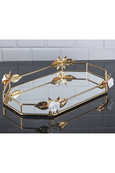 USTAOGLUHOME TAVĂ DE SÂRMĂ LUXOASĂ DIMENSIUNE MARE 40 CM