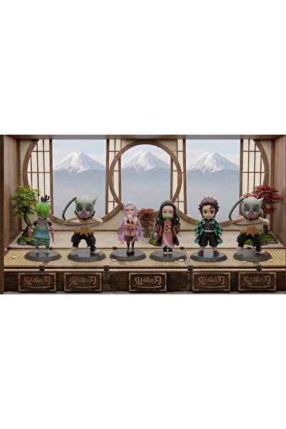 Meyra Accessories Demon Slayer & Anime Karakterleri blind box collection sürpriz kutulu figür hediyelik 1adet