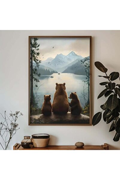 OEM Διακοσμητικό πάνελ Re-Bloom, σχέδιο αρκουδάκι, MDF/μασίφ ξύλο, πολύχρωμο,...