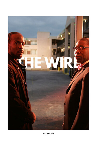 Pixaflair - The Wire - Omar & Brother Mouzone - Tablo - Çerçevesiz Film Poster