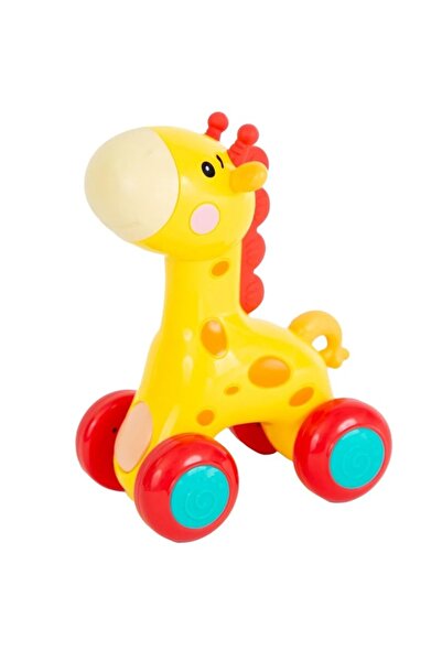 Goodway - Baby Push & Go Animal Toy With Rolling Wheels Multicolor