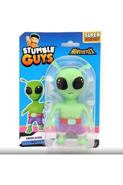 Sunman Monster Stumble Guys Green Alıen Rare Uzayan Esnek Figürler 3+
