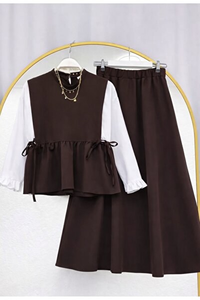 MODA VEDAT Γυναικείο πουκάμισο με βολάν στα μανίκια, λεπτομερής μπλούζα και φ...