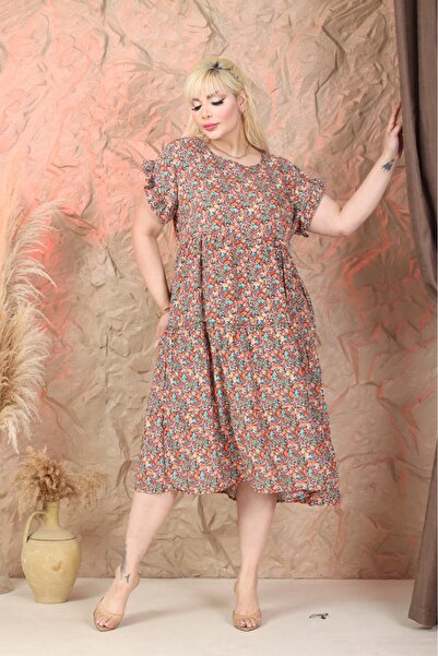 mervemoda ΓΥΝΑΙΚΕΙΟ ΚΑΛΟΚΑΙΡΙΝΟ ΦΟΡΕΜΑ ΜΕΓΑΛΟΥ ΜΕΓΕΘΟΥΣ