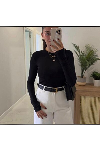 LİFERA Finger Detailed Long Sleeve Badi