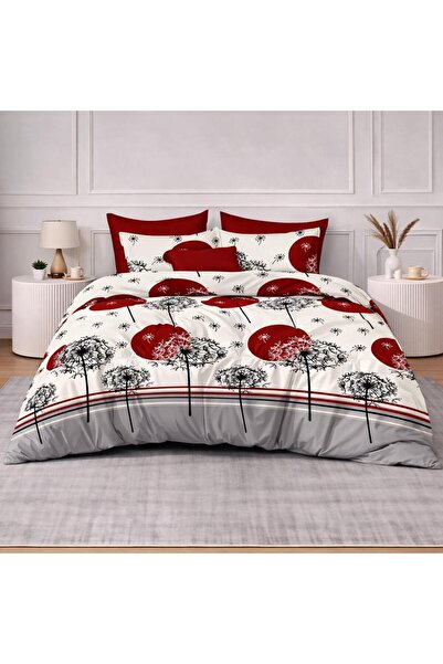 Pucioasa Double Bed Linen Set, 2 people, Sulfur, Cotton, Finet, 6 Pieces, wit...
