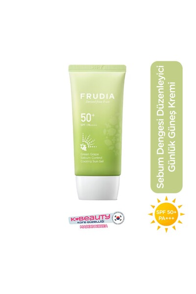 FRUDIA Green Grape Sebum Gözenek Kontrol Güneş Kremi SPF50 50g