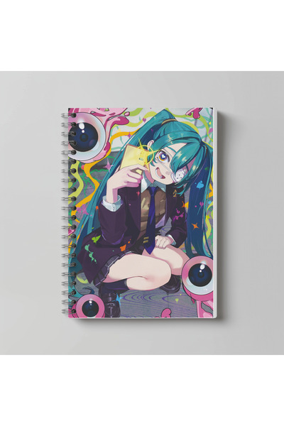 nihonwosekai Hatsune miku pjsekai colorful anime notebook a4 size 60 pages