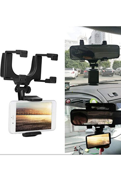 Go-Des Universal Rear View Mirror Mount Phone Holder Stand Fits Most Phones |...