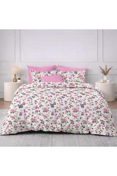 Pucioasa Σετ Λευκών Ειδών Διπλού Κρεβατιού, για 2 άτομα, Θειούχο, Βαμβακερό, ...