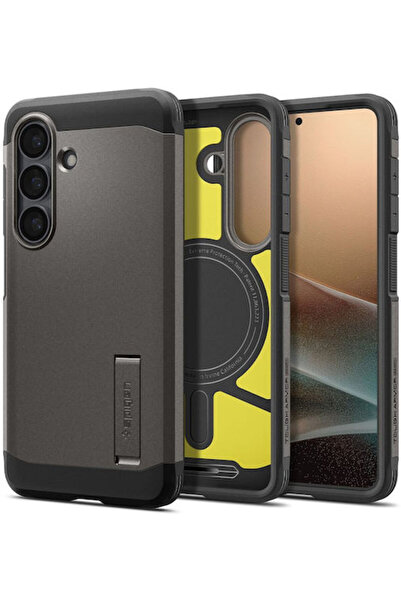 Spigen Ανθεκτική Θήκη MagSafe, γκρι ανθρακί - Samsung Galaxy S26+