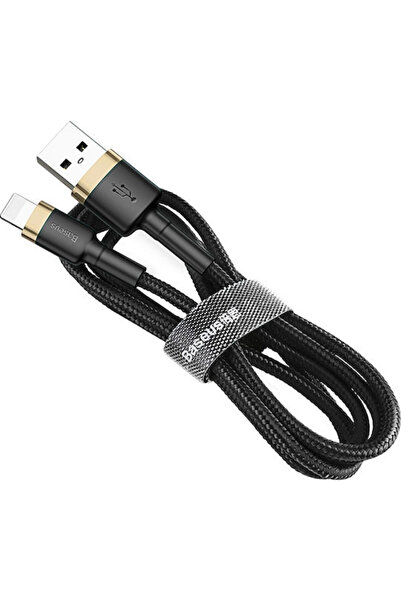 Baseus Cafule Έκδοση IP Πλεγμένο Καλώδιο USB-A σε Lightning Χρυσό 1μ (CALKLF-...